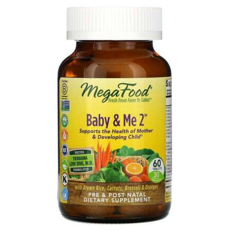 MegaFood, Baby & Me 2, 60 Comprimidos