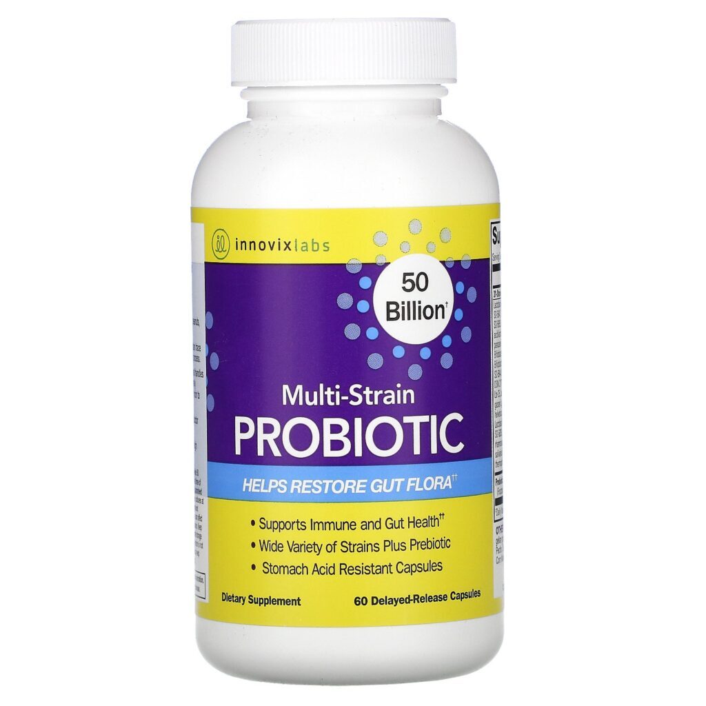 InnovixLabs, Multi-Strain Probiotic, 50 Billion, 60 Delayed-Release Capsules - Imagem 3