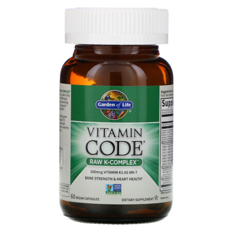 Garden of Life, Vitamin Code, RAW K-Complex, 60 Vegan Capsules - Image 3