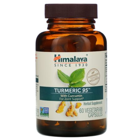 Himalaya, Açafrão-da-terra 95 com curcumina, 60 cápsulas vegetarianas - Image 3