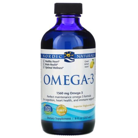 Nordic Naturals, Ômega-3, Limão, 237 ml (8 fl oz)