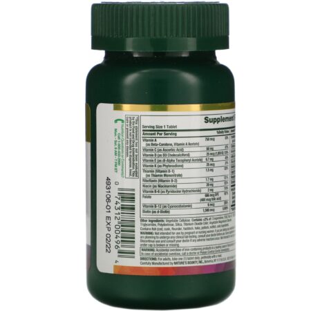 Nature's Bounty, Women's Multi, Multivitamínico Completo, 100 Comprimidos - Image 3