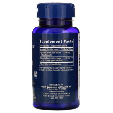 Life Extension, Silimarina, 100 mg, 90 cápsulas vegetais - Imagem 2