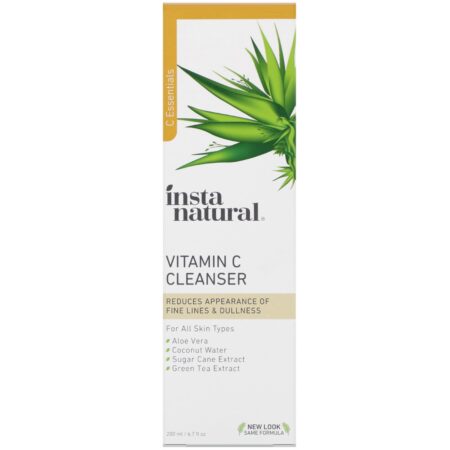 InstaNatural, Loção de Limpeza com Vitamina C, 200 ml (6,7 fl oz) - Image 2