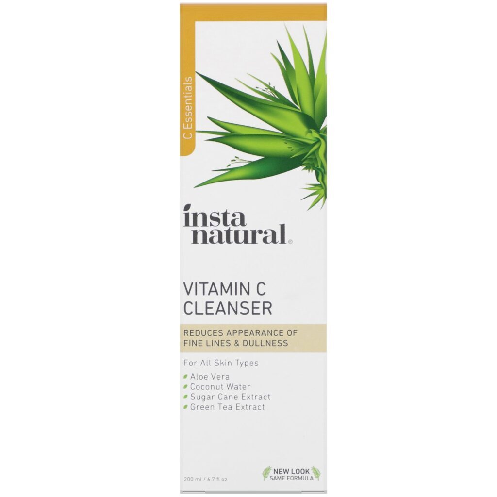InstaNatural, Loção de Limpeza com Vitamina C, 200 ml (6,7 fl oz) - Imagem 2