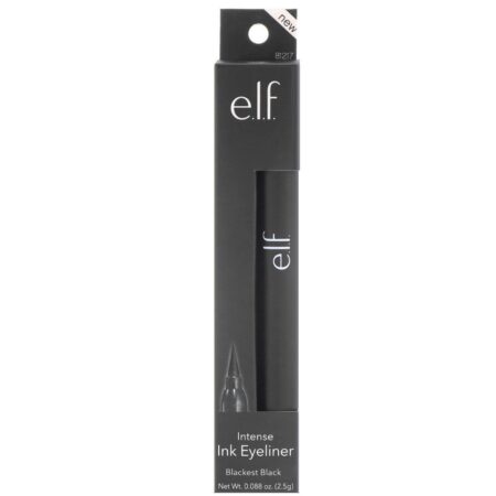 E.L.F., Delineador Intenso. Blackest Black, 0,088 oz (2,5 g) - Image 2