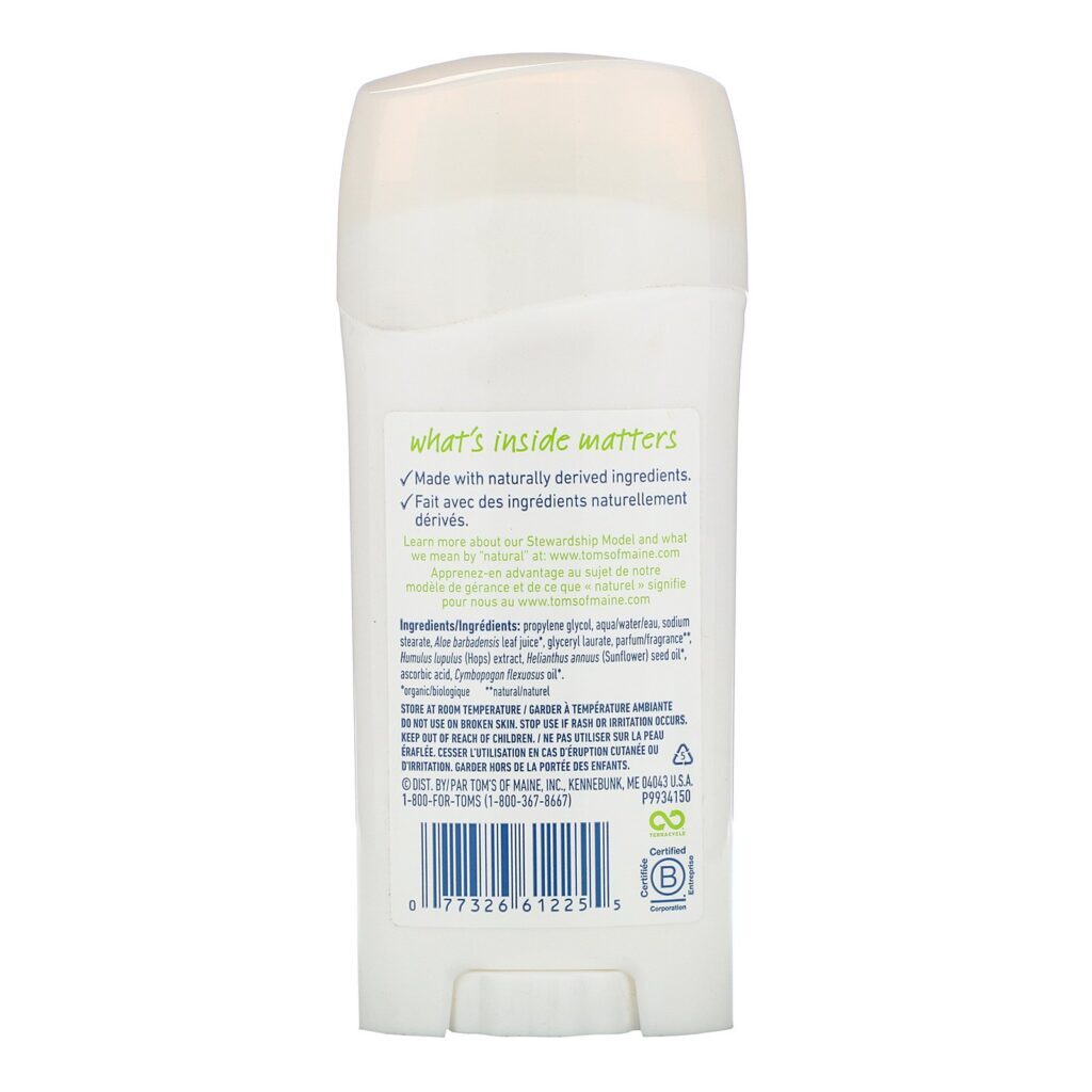 Tom's of Maine, Natural Long Lasting Deodorant, Wild Lavender, 2.25 oz (64 g) - Imagem 2