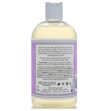 Deep Steep, Bubble Bath, Lilac Blossom, 17 fl oz (503 ml) - Image 2