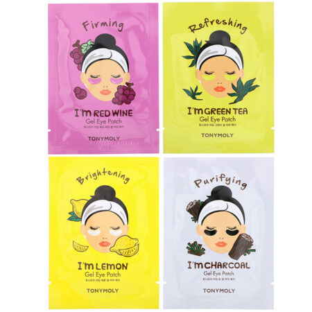 Tony Moly, Buzz Off Puffy Eyes, Eye Mask Set, 4 Piece Set