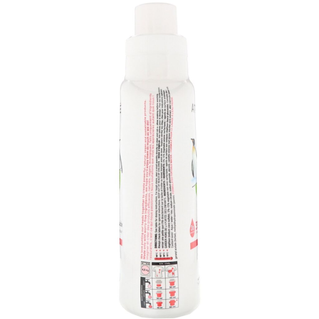 ATTITUDE, Sabão para Roupas, Toranja Rosa, 35,5 oz fl (1,05 l) - Imagem 2