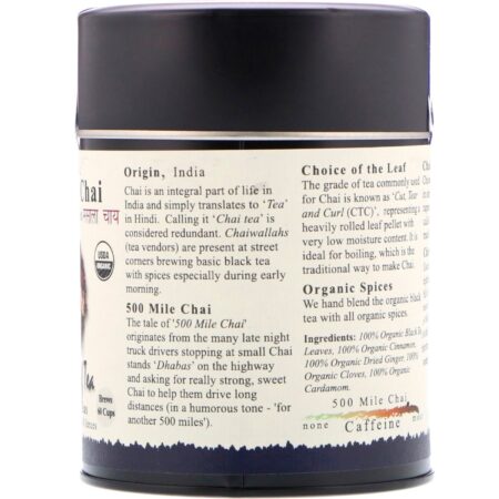 The Tao of Tea, Chá Preto Orgânico & Especiarias, Lendário Chá 500 Milhas, 4,0 onças (115 g) - Image 2