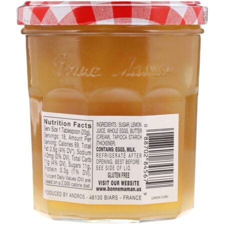 Bonne Maman, Coalhada de Limão, 12,7 oz (360 g) - Imagem 2
