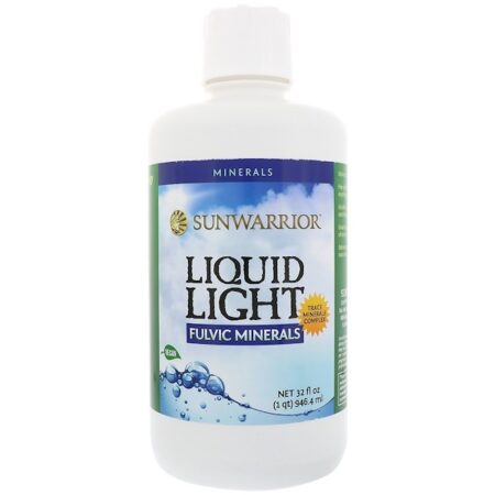 Sunwarrior, Luz Líquida, Minerais Fúlvicos, 32 fl oz (946,4 ml)