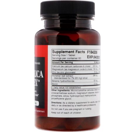 FutureBiotics, Super Silica Complex, 60 Vegetarian Tablets - Imagem 2