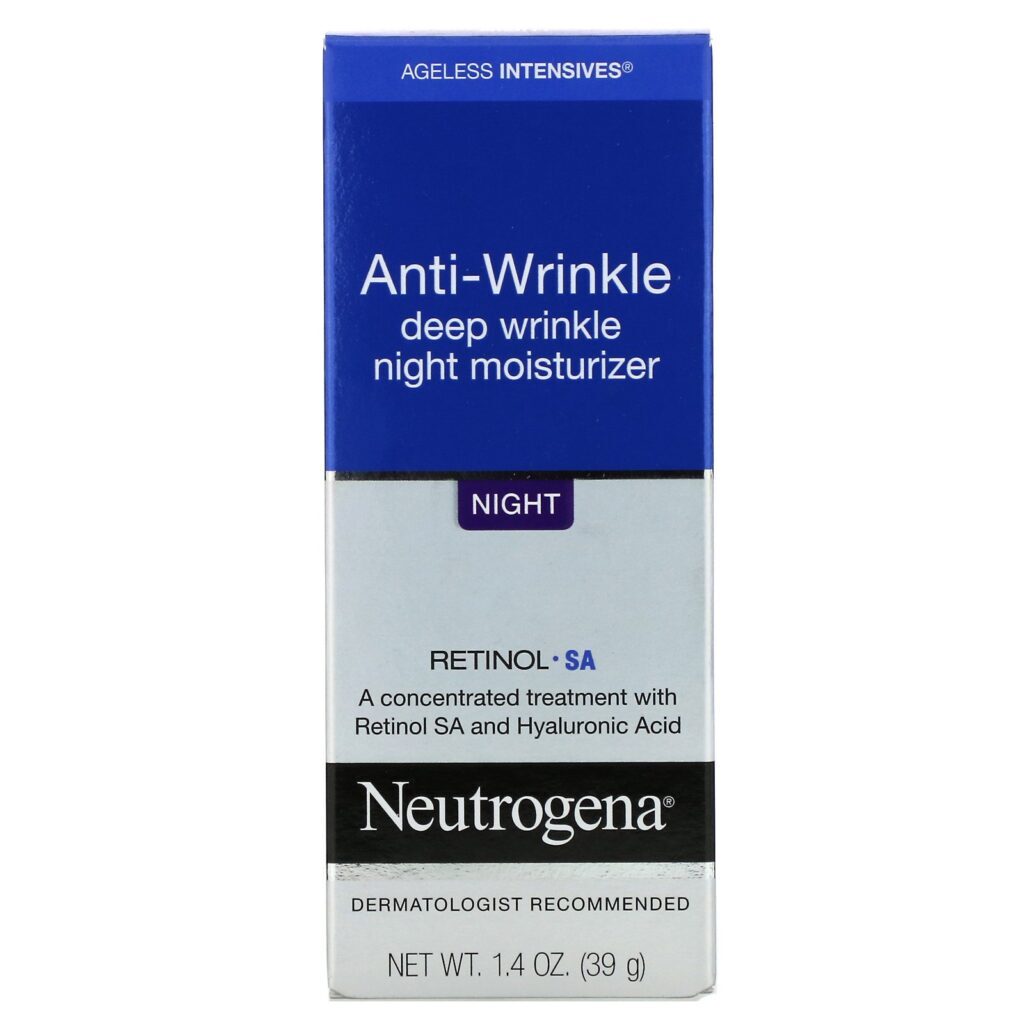 Neutrogena, Hidratante Noturno Antirrugas Profundo, Noturno, 39 g (1,4 oz) - Imagem 2