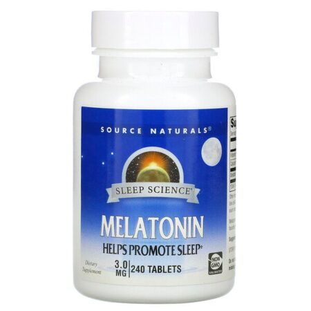 Source Naturals, Melatonin, 3.0 mg, 240 Tablets