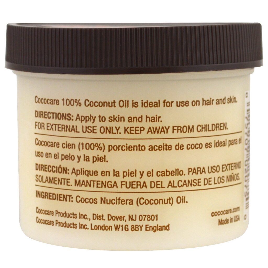 Cococare, Óleo de Coco Puro, 110 g (4 oz) - Imagem 2