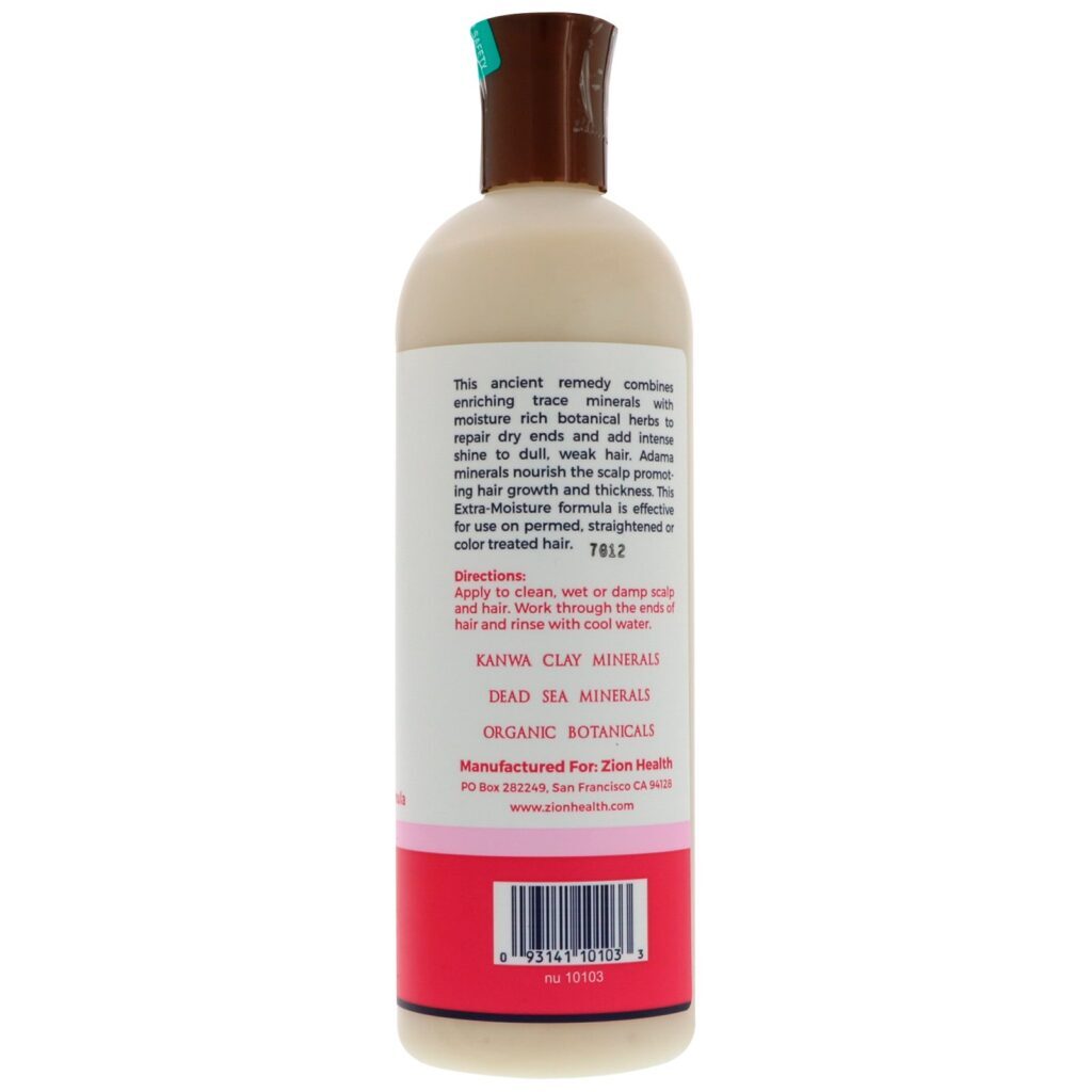 Zion Health, Adama, Condicionador com Minerais Antigos, Pêssego e Jasmim, 473 ml (16 fl oz) - Imagem 2