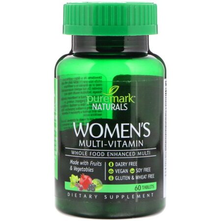 PureMark Naturals, Multivitamínico Feminino, 60 Comprimidos