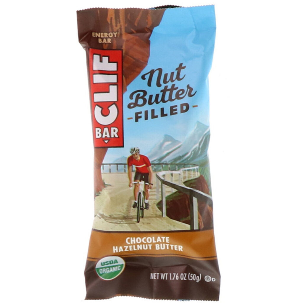 Clif Bar, Organic, Nut Butter Filled Energy Bar, Chocolate Hazelnut Butter, 12 Energy Bars, 1.76 oz (50 g) Each - Imagem 4