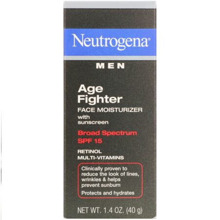 Neutrogena, Para Homens, Hidratante Facial Anti-Idade com Protetor Solar, FPS 15, 1,4 oz (40 g) - Image 2