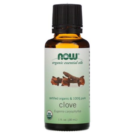 Now Foods, Óleos Essenciais Orgânicos, Cravo, 1 fl oz (30 ml)