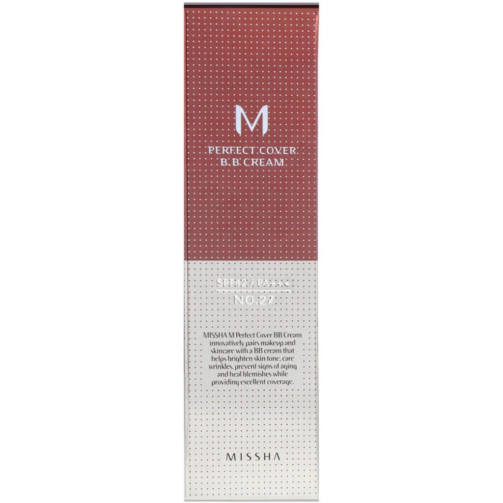 Missha, Creme Perfect Cover B.B., Nº 27 Bege Mel, 50 ml - Imagem 2