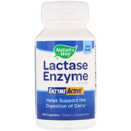 Nature's Way, Fórmula de Enzima Lactase, 100 Cápsulas