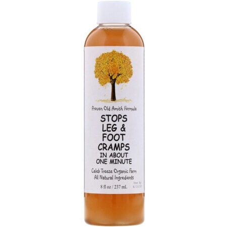 Caleb Treeze Organic Farm, Stops Leg &amp; Foot Cramps, 237 ml (8 fl oz)