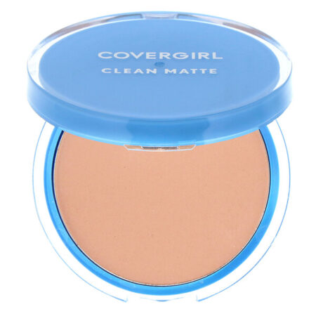 Covergirl, Clean Matte, Pó compacto, 535 Médio claro, 10 g