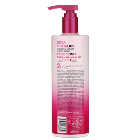 Giovanni, 2chic, Condicionador Ultraluxuoso, para Cuidar de Cabelos Estressados, Flor de Cerejeira e Pétalas de Rosa, 24 fl oz (710 ml) - Image 2