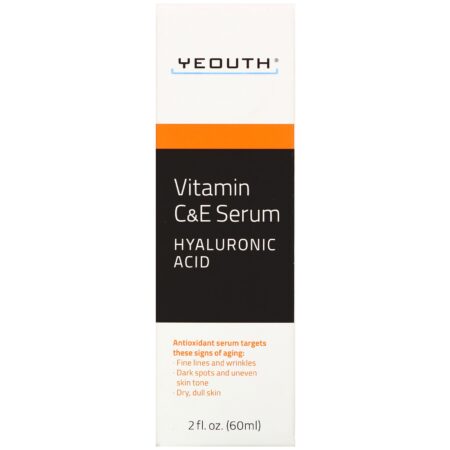 Yeouth, Vitamin C & E Serum, 2 fl oz (60 ml) - Image 2