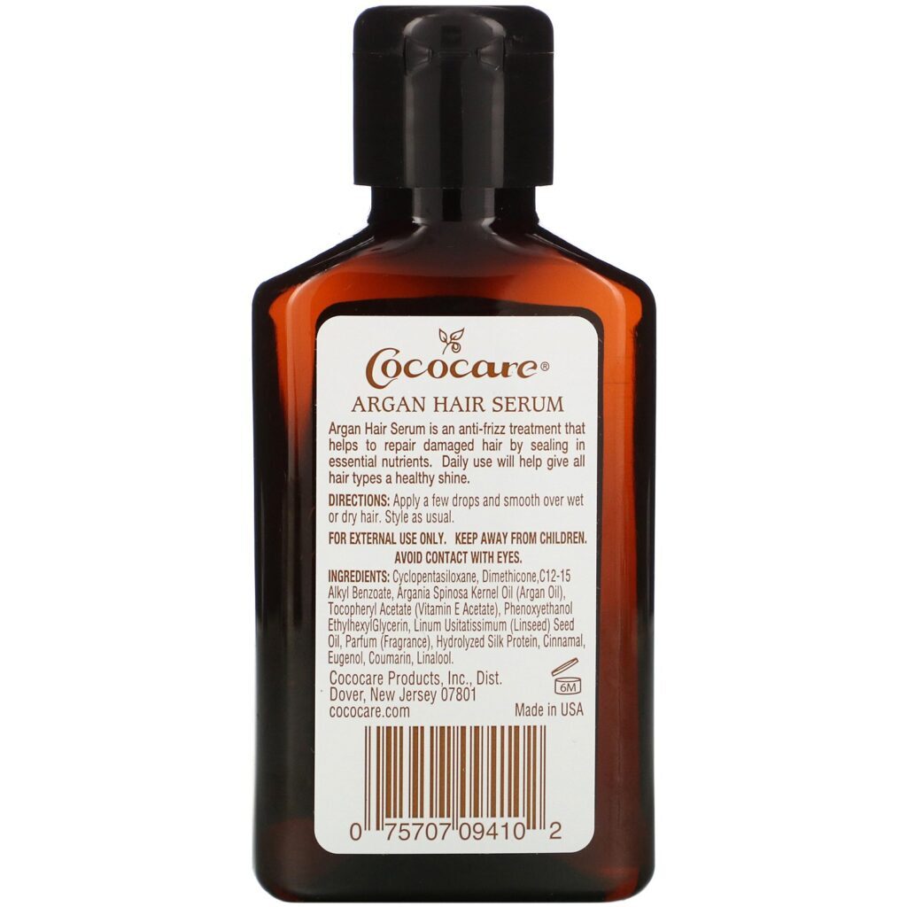 Cococare, Serum de Argan para Cabelos, 118 ml (4 fl oz) - Imagem 2