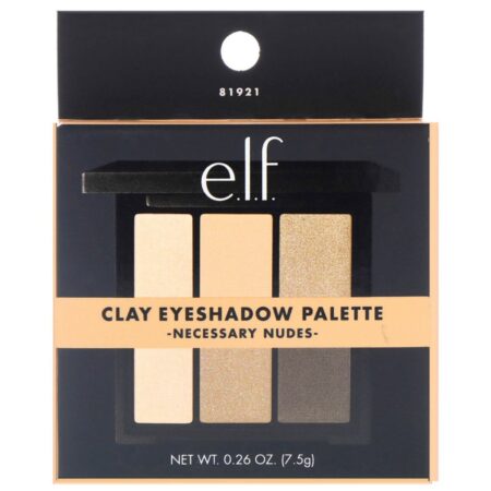 E.L.F., Paleta de Sombra de Argila Caulinita, Necessary Nudes, 0,26 oz (7,5 g) - Image 2