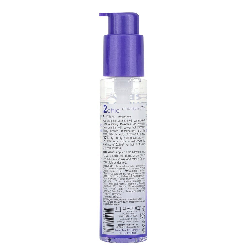 Giovanni, 2chic, Super Poção Reparadora, Sérum Oleoso, Amora e Óleo de Coco, 2.75 fl oz (81 ml) - Imagem 2