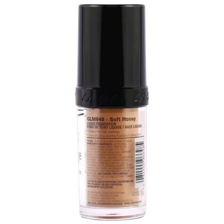 L.A. Girl, Base, Pro Coverage HD Foundation, Soft Honey, 28 ml - Image 2