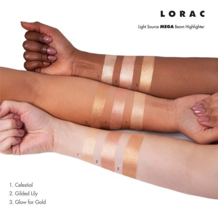 Lorac, Light Source, iluminador Mega Beam, Gilded Lily, 6,5 g - Imagem 5