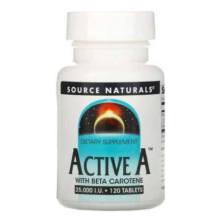 Source Naturals, A Ativa, 25.000 UI, 120 tabletes