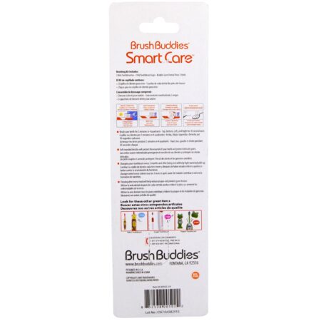 Brush Buddies, Smart Care, Escova de Dentes Infantil, Pacote com 4 - Image 2