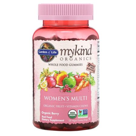 Garden of Life, MyKind Organics, Women's Multi, Baga Orgânica, 120 Balas de Goma