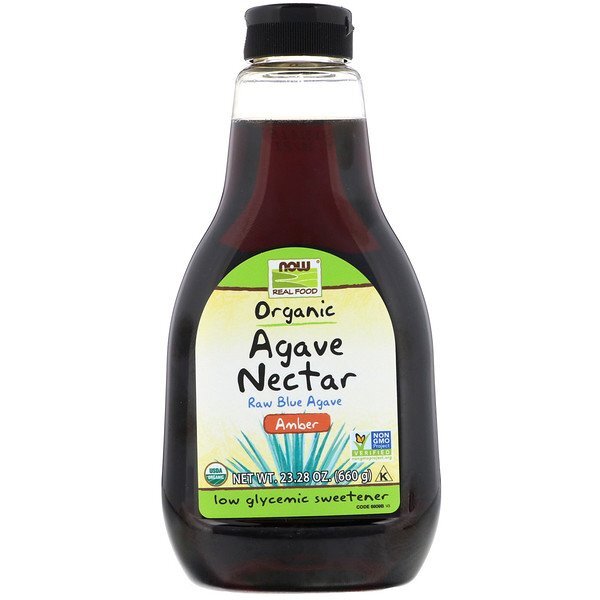 Now Foods, Orgânico, Comida de Verdade, Néctar de Agave, Âmbar, 23,28 oz (660 g)