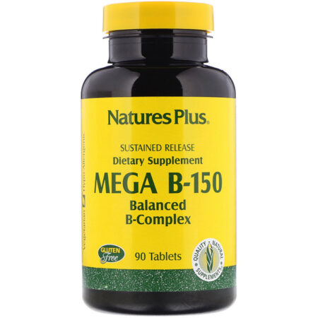 Nature's Plus, Mega B-150, Complexo B Equilibrado, 90 Comprimidos