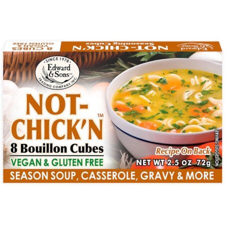 Edward & Sons, Edward & Sons, Not-Chick'n, Bouillon Cubes, 8 Cubes