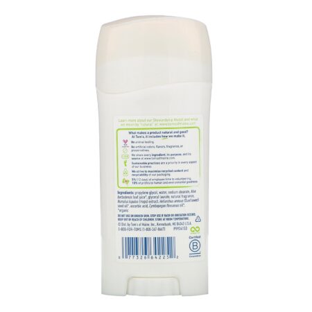 Tom's of Maine, Natural Deodorant, Long Lasting, Maine Woodspice, 2.25 oz (64 g) - Image 2