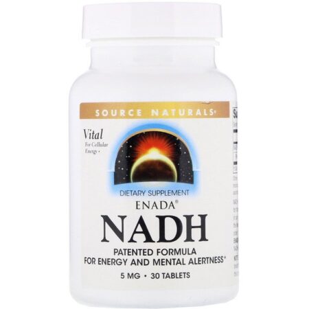 Source Naturals, ENADA NADH, 5 mg, 30 Comprimidos