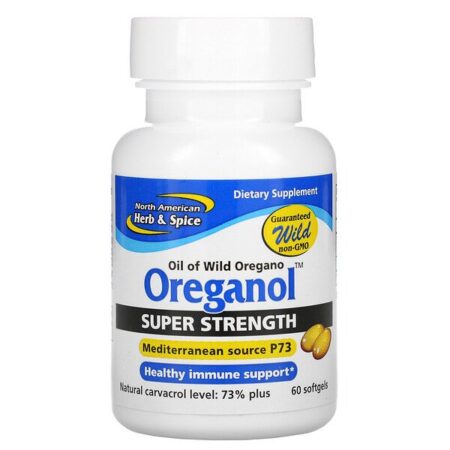 North American Herb & Spice, Oreganol, Super Strength, 60 Cápsulas Softgel