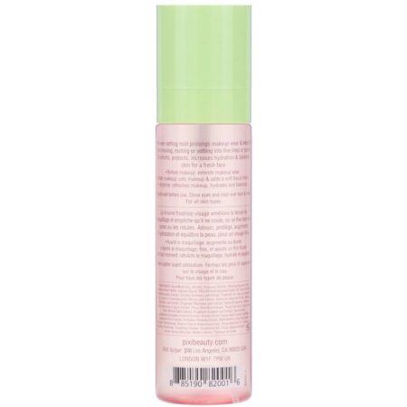 Pixi Beauty, Spray Fixador de Maquiagem, com Água de Rosas e Chá Verde, 80 ml (2,7 oz) - Imagem 2