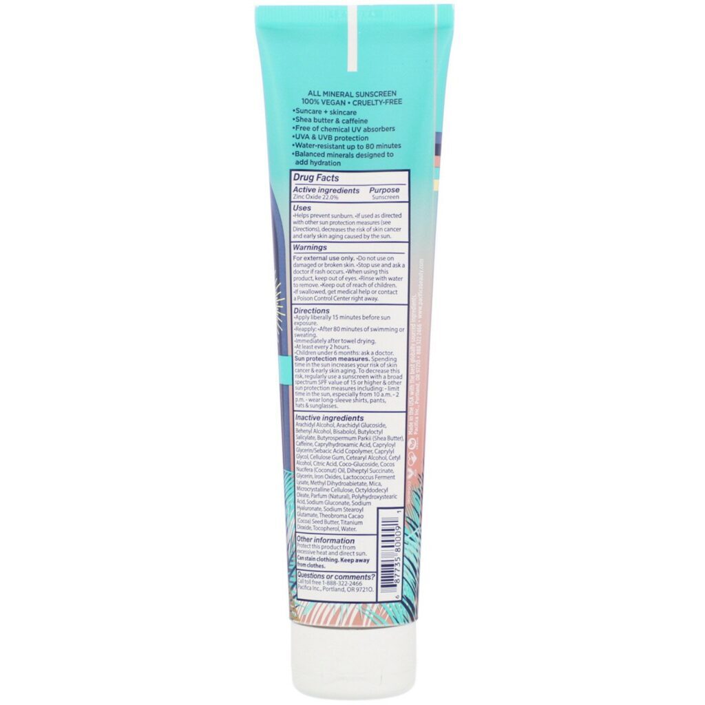 Pacifica, Sun + Skincare, Mineral SPF Bronzing Body Butter, SPF 50, Coconut, 5 fl oz (147 ml) - Imagem 2
