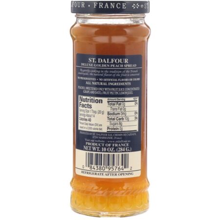 St. Dalfour, Golden Peach, Geleia de Pêssego Dourado Deluxe, 284 g - Imagem 2
