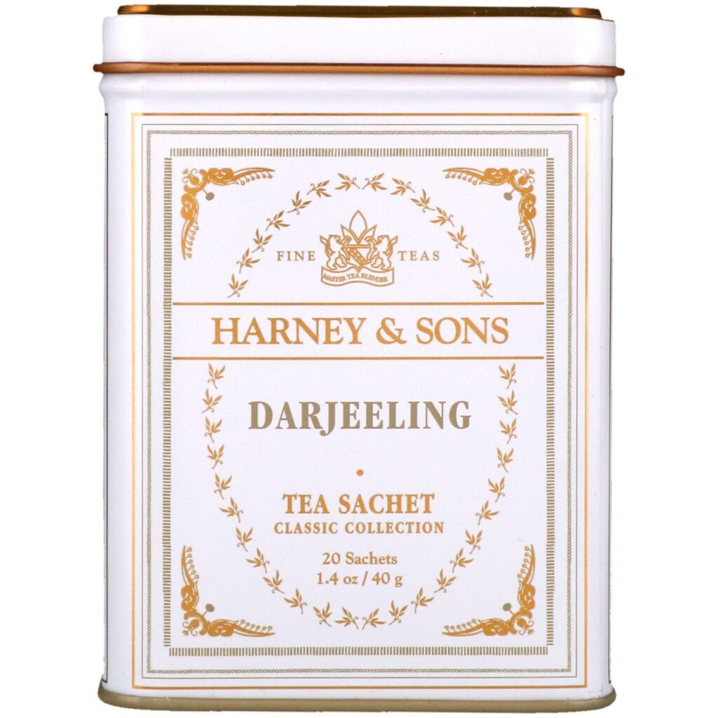 Harney & Sons, Darjeeling, 20 Sachês de Chá, 1.4 oz (40 g)